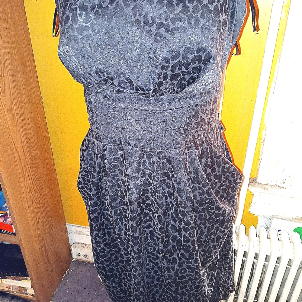 Snap Black Short Strapless Dress